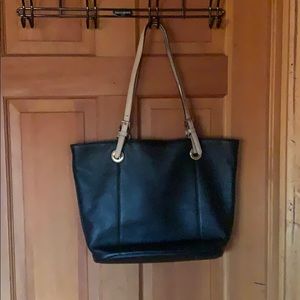 Michael Kors Black Leather Tote